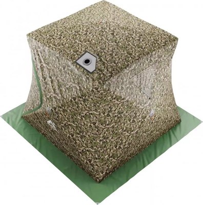 Палатка-баня MORZH Куб XL Light с внутренним тентом (камуфляж)