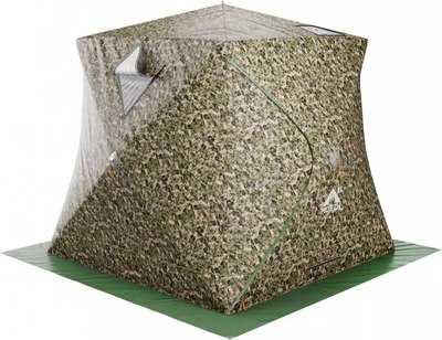 Палатка-баня MORZH Куб XL Light с внутренним тентом (камуфляж)