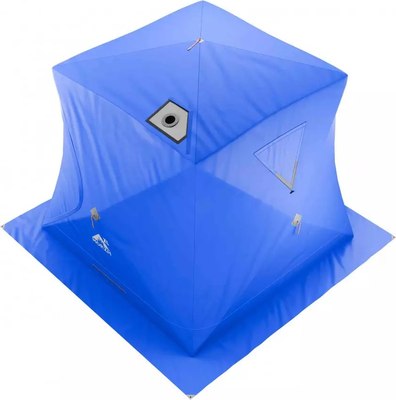 Палатка-баня MORZH Куб XL Light с внутренним тентом (синий)