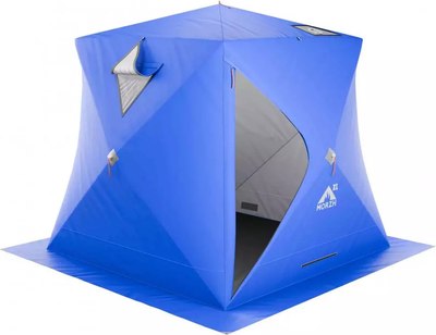 Палатка-баня MORZH Куб XL Light с внутренним тентом (синий)