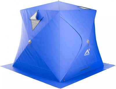 Палатка-баня MORZH Куб XL Light с внутренним тентом (синий)