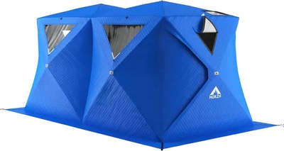 Палатка-баня MORZH Куб дубль (синий) - фото