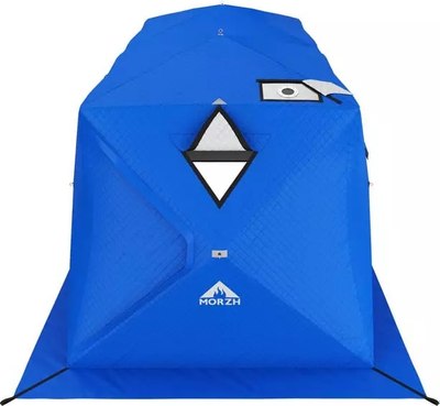 Палатка-баня MORZH Куб дубль (синий)