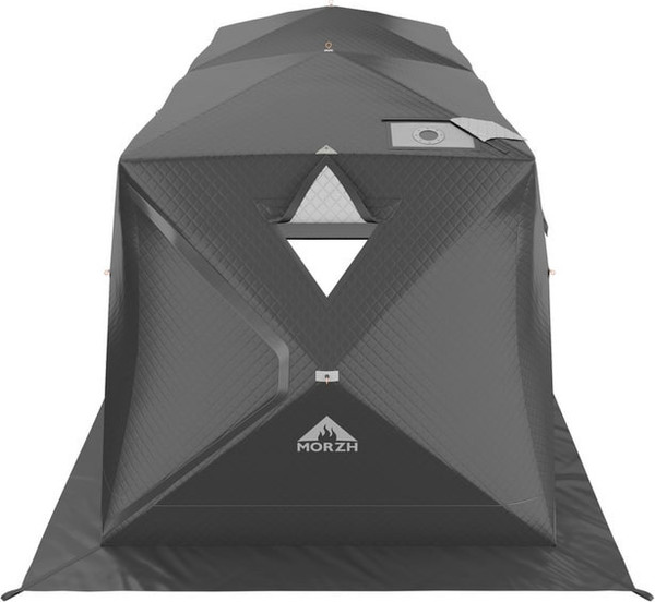 Палатка-баня MORZH Куб дубль (черный)