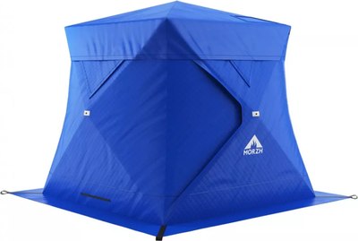 Туристический тент MORZH Влагозащитный Куб (синий)