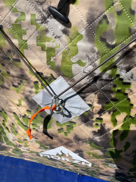 Туристический тент MORZH Влагозащитный Куб XL (синий)