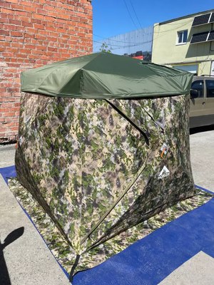 Туристический тент MORZH Влагозащитный Куб XL (хаки)