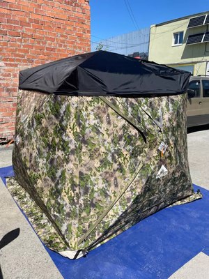 Туристический тент MORZH Влагозащитный Куб XL (черный)