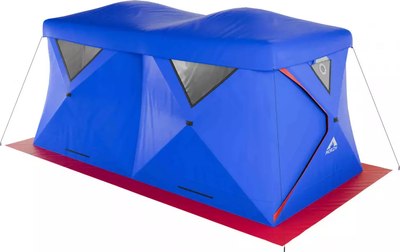 Туристический тент MORZH Влагозащитный Куб дубль (синий)