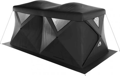 Туристический тент MORZH Влагозащитный Куб дубль (черный)