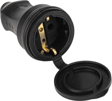 Розетка штепсельная DEKRON DY-01-01-005 - фото