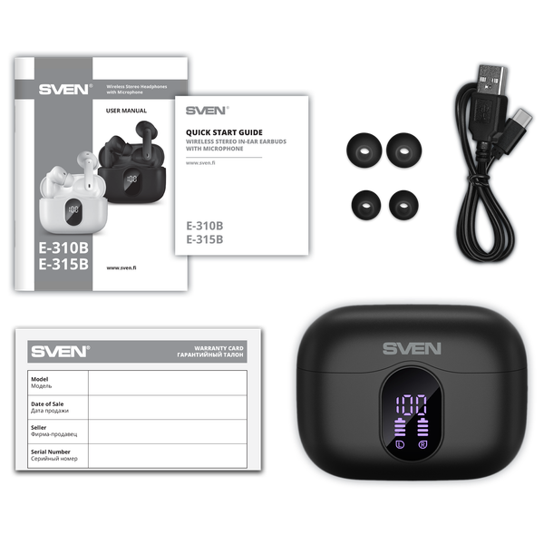 Наушники-гарнитура Sven E-315B