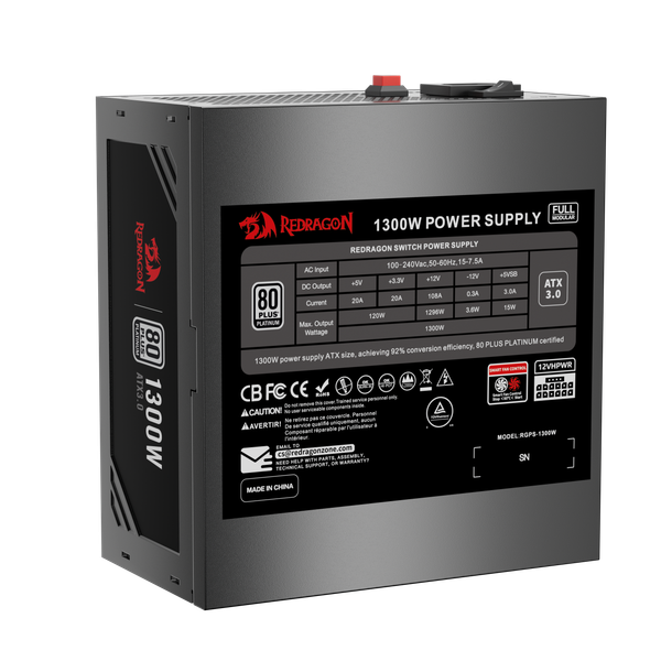 Блок питания для компьютера Redragon RGPS-1300W / 71813