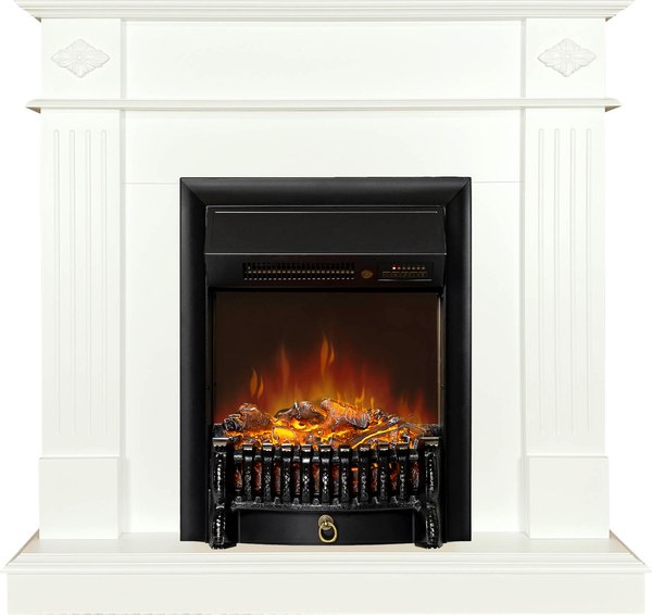 Каминокомплект Смолком Brighton STD-ASP Fobos FX M Black RC - фото