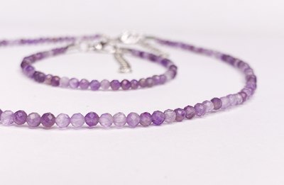 Браслет на ногу Wolves Аметист 5167