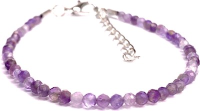 Браслет на ногу Wolves Аметист 5168 - фото