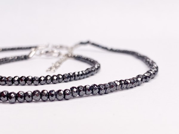 Браслет на ногу Wolves Гематит 5235