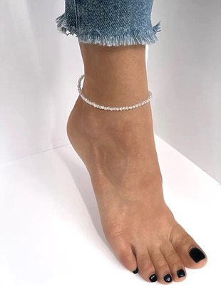 Браслет на ногу Wolves Горный хрусталь 5269