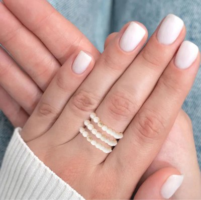 Кольцо Wolves Кахолонг Тройное 5301 - фото