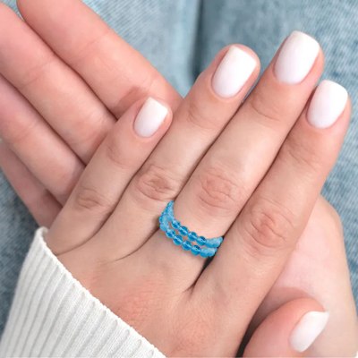 Кольцо Wolves Кошачий глаз Двойное 5353 - фото