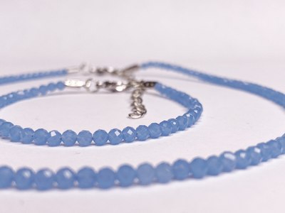 Браслет на ногу Wolves Кошачий глаз 5372