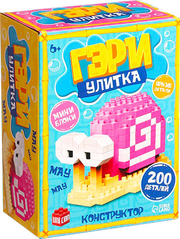 Микроконструктор Unicon Улитка Гэри 6130-6 / 10782468 - фото
