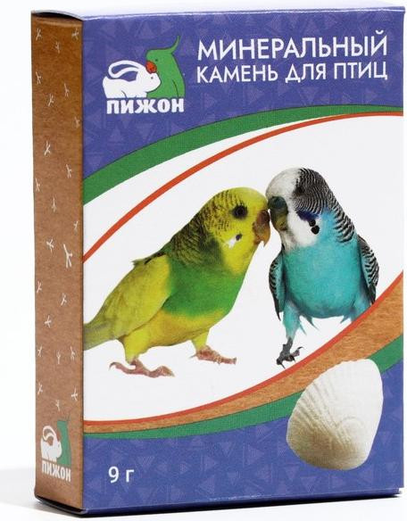 Минеральный камень для птиц Пижон Ракушка