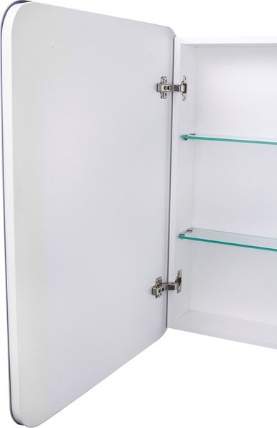 Шкаф с зеркалом для ванной Symbolite Каре 55x80 левое