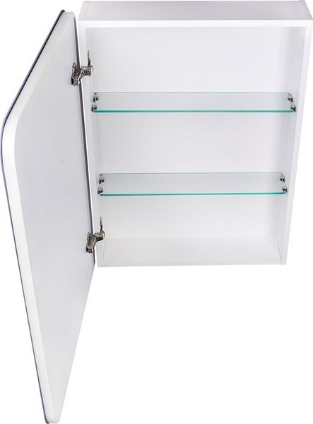 Шкаф с зеркалом для ванной Symbolite Каре 60x80 левое