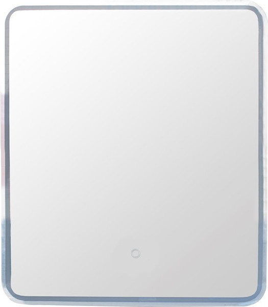 Шкаф с зеркалом для ванной Symbolite Каре 70x80 левое - фото