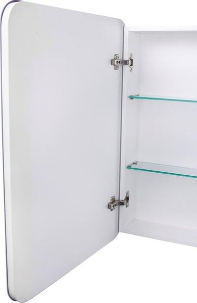 Шкаф с зеркалом для ванной Symbolite Каре 70x80 левое