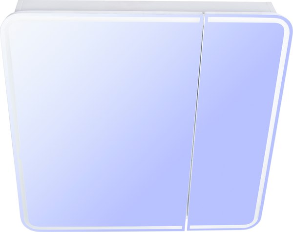 Шкаф с зеркалом для ванной Symbolite Каре 80x80