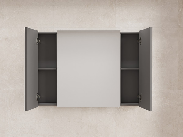 Шкаф с зеркалом для ванной Symbolite Лима 100