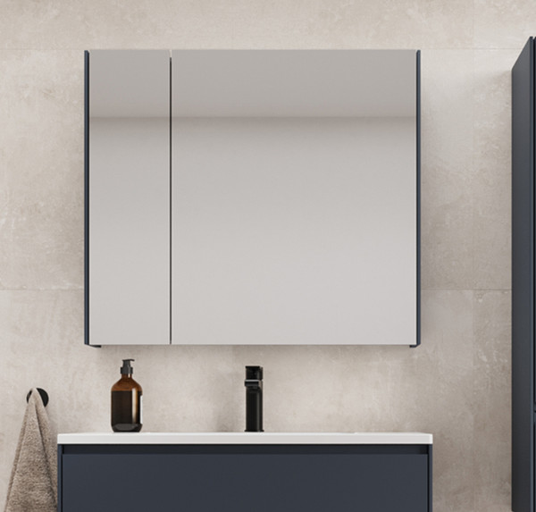 Шкаф с зеркалом для ванной Symbolite Лима 100 - фото