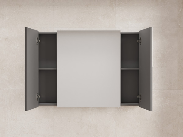 Шкаф с зеркалом для ванной Symbolite Лима 100