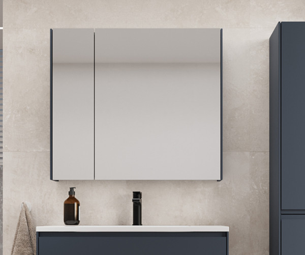 Шкаф с зеркалом для ванной Symbolite Лима 80 - фото