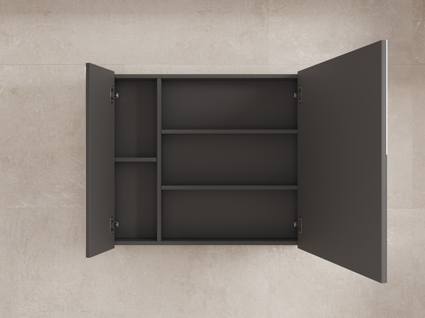 Шкаф с зеркалом для ванной Symbolite Лима 80