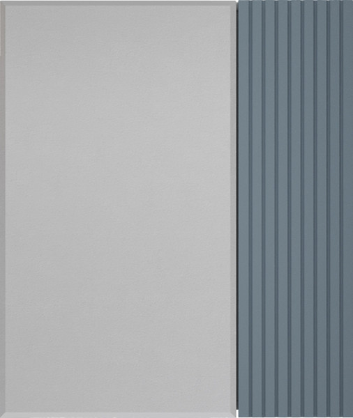 Шкаф с зеркалом для ванной Symbolite Стокгольм 60