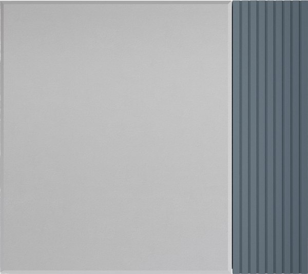 Шкаф с зеркалом для ванной Symbolite Стокгольм 80