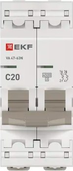 Выключатель автоматический EKF PROxima ВА 47-63N / M634220C