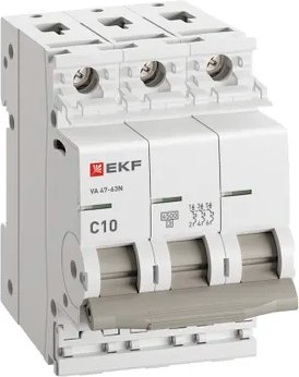 Выключатель автоматический EKF PROxima ВА 47-63N / M634310C