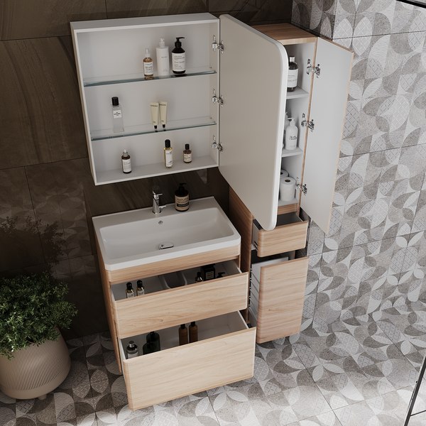 Тумба под умывальник Symbolite Атлантика 70 Люкс Plus