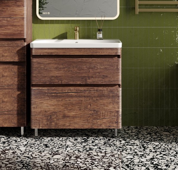 Тумба под умывальник Symbolite Атлантика 80 Люкс Plus - фото