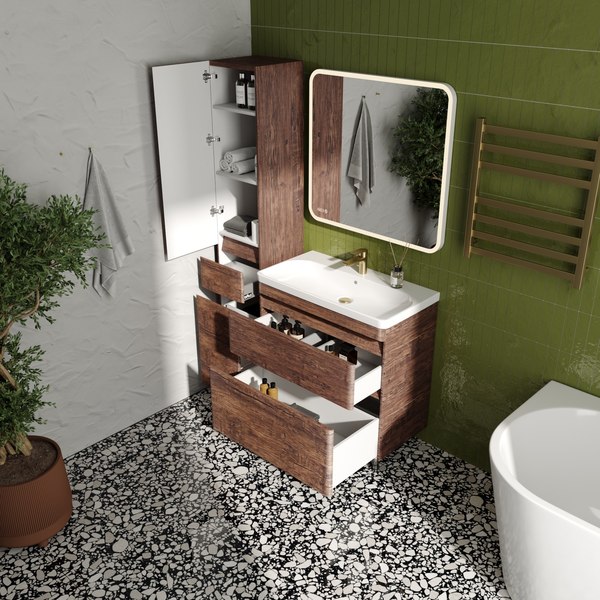 Тумба под умывальник Symbolite Атлантика 80 Люкс Plus