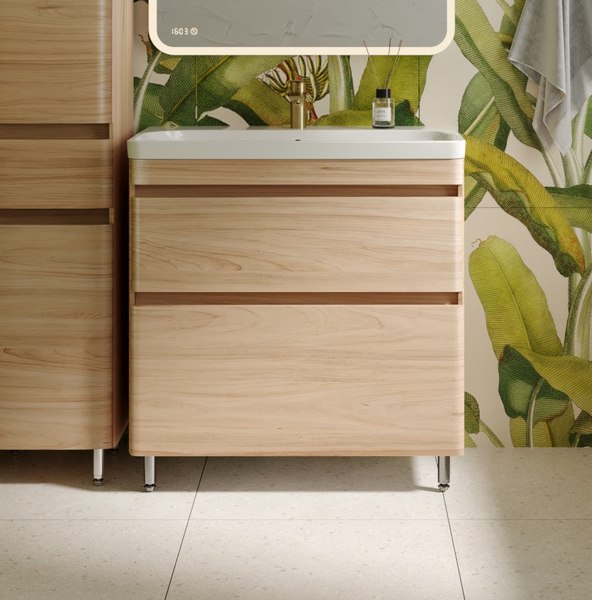 Тумба под умывальник Symbolite Атлантика 80 Люкс Plus - фото