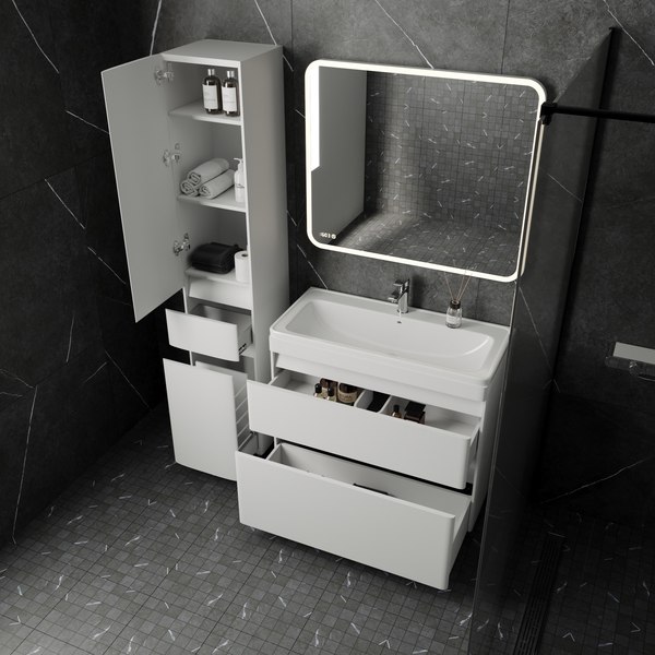 Тумба под умывальник Symbolite Атлантика 90 Люкс Plus