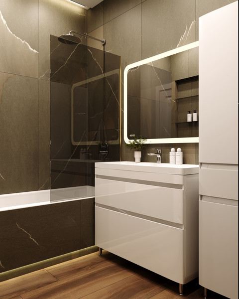 Тумба под умывальник Symbolite Атлантика 100 Люкс Plus