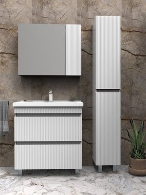 Шкаф с зеркалом для ванной АВН Виго 80 / 68.09 (3)