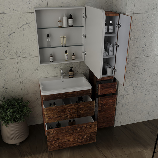 Тумба под умывальник Symbolite Атлантика 70 Люкс Plus