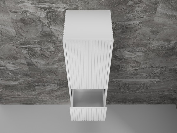 Шкаф-полупенал для ванной Symbolite Стокгольм 36 2 ящика